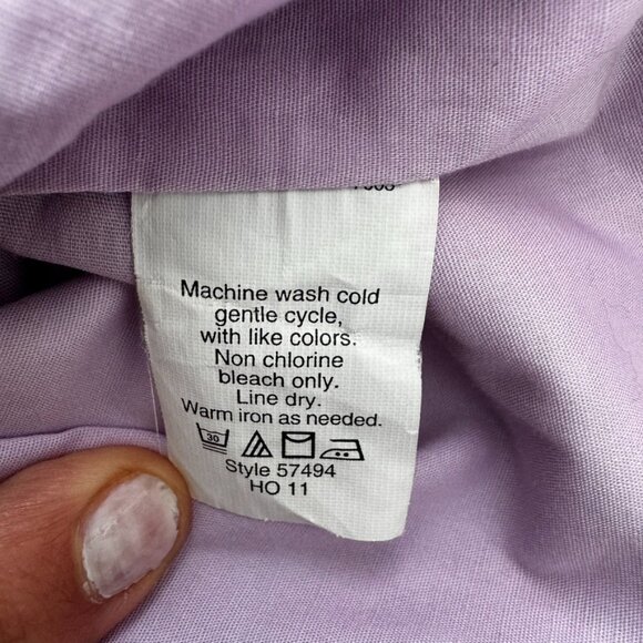 J. Crew Skirt Womens Purple Paisley Straight Pencil Stretch High-Waist - Size 00 - Picture 8 of 9